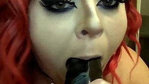 lexi red deepthroat queen gagging