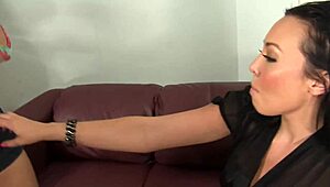 Rio Lee And Giselle Mari Are Horny Lesbians Moaning Loudly!