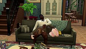 gay threesome with black monster cocks in assfucking hentai