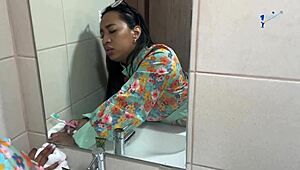 Leyne Rodriguez gives the best doggystyle with her big tits and tattoo