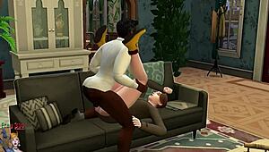 gay threesome with black monster cocks in assfucking hentai