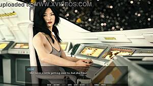 Hej, tahle asijská holka s malými 18+ kozy miluje ježdění na mém velkém kuru v nekonečné prázdnotě 10