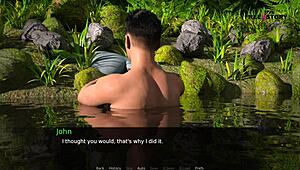 26 - Dusklight Manor - John And Mary Doing Sex Inside Rivier And On The Floor In Various Positions With Game Porn In 3d.