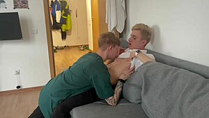 He Invited Student For Juicy Blowjob And Orgasm!