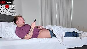 Stepbrother Catches Selina Imai Playing With Her Pussy For Her Fans?