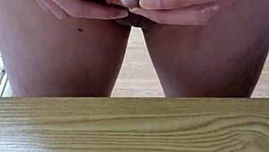 Inserting Silicone Toy Into Dick And Pounding With Massager For Intense Pleasure