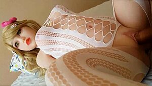 Sex doll gets used for intense blowjob action
