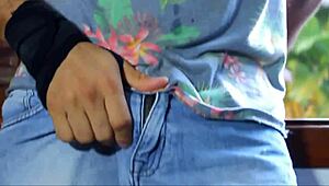 Amateur pornstar gives blowjob and bareback assfucking to hot neighbor.