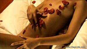 Beautiful Indian woman dancing and teasing