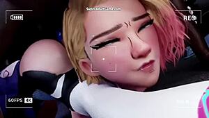 uhh, spider woman sex game so real in 3d!