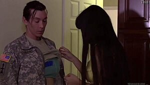 River Stark ditches wife for intense transsexual hardcore pounding with milf