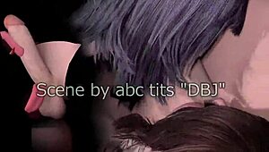 3d vam double blowjob scene in hentai