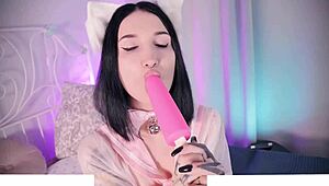 candy girl takes all holes, double penetration madness!