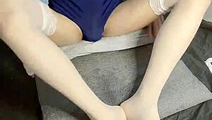 hey, into feet? check this slim twink’s fetish play!