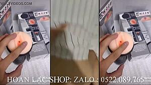 Vietnamese girl bent over in doggystyle, intriguing invitation