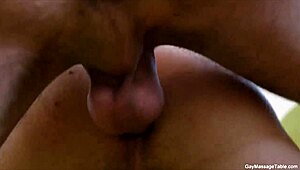 Hot Gay Massage Turns Into Bareback Blowjob!