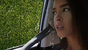 caught sneaking a suck on her step-bro’s hard cock today