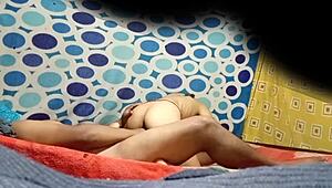 Spying on busty Colombian teacher Alexia, she's loud under that miniskirt