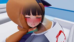 Odkrij čudoviti svet Kazuse v 3D hentai anime