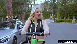 blacked, wanna see two blondes take bbc after gym?