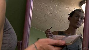 River Stark ditches wife for intense transsexual hardcore pounding with milf