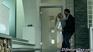 Petite Classy Beauty Rides Cock On Floor