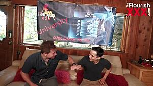 Blake Blossom Deepthroating in Flourish University Episode 3