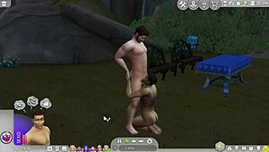 el sim hetero sucumbe a la tentacion