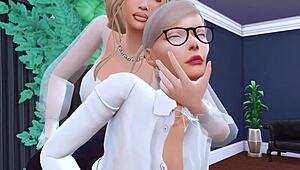 perverted futanari secretary seduces strict boss