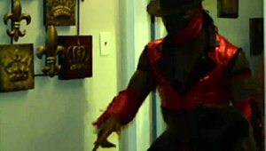 Jamaican Stripper Surprises Milfs with Big Black Cock