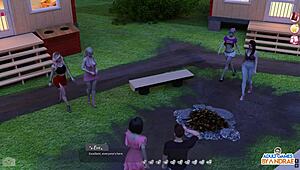 hey, these ladies in ep11 are touching my boner while helping hotties