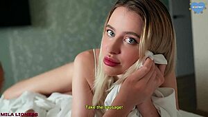 Moje nevlastní máma vtrhla dovnitř, viděla můj kurák a ta kurva skončila dvakrát.