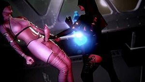 Just chilling with a wild space handjob using telekinesis