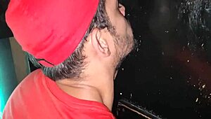 So, this chubby twink drilled me hard in the cinema cabin, total surprise.