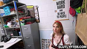 Shoplifter Melody Marks Gets Banged by Officer Jack for Freedom