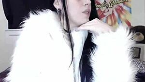 In the fur coat diaries, part 11, she dominates with her wild side