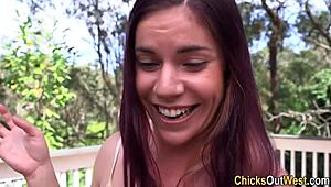 Aussie lesbian babes in hairy threeway fingering and masturbating 😍