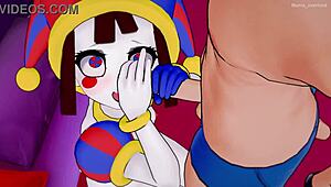 Pomni wants sex again in 3d hentai style