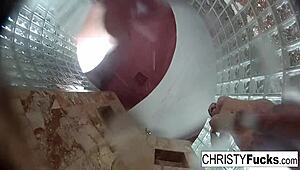 christy dahlia and ivan having lesbian sex in the shower