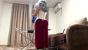 he stretched an old milf's big ass in homemade anal fucking