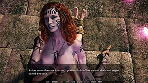 Busty alien with big cock demands licking and hard banging in 3D game