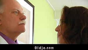 Young Capricious Mistress FUCKS Her Old Butler Without Mercy