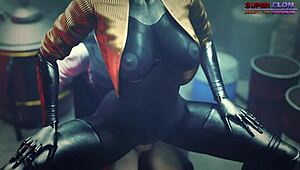 Atomic Heart Hentai 3D Slams Monster Cock Creampie