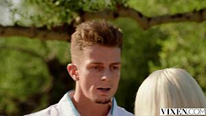 Christy, spill it—secret hotel hookup with Vixen guy?