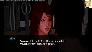 In my new family, emotions run high with small tits and intense hentai scenes