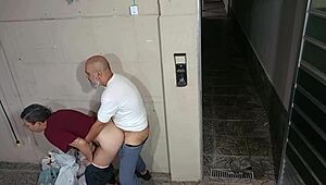 yo, teacher sneaks behind school to seduce student for hot action 😈