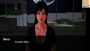 Small-boobed girl gets it hard in anime-style porn video