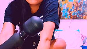 Bluee Intensely Masturbates For Followers Showing Pussy With Toys Colombian Brunette Tits Spanish Dildo Housewife Softcore Solo Ass