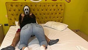 i got a free blowjob from ghostface on halloween