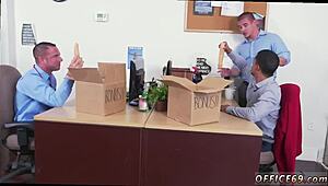 Gay first time dp sex earns bonus!